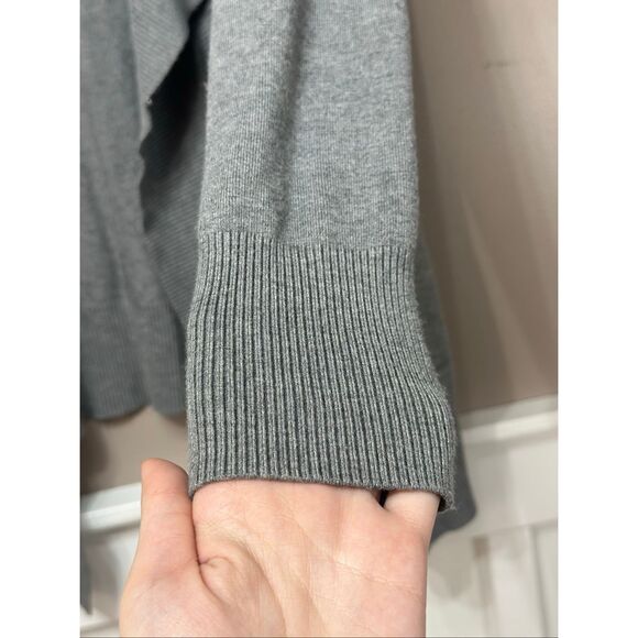 NWOT Karen Kane Ribbed Drape Open Front Cardigan Women's Medium - Picture 3 of 11